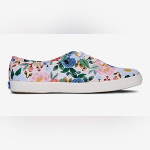 Keds x Rifle Paper Co. Champion Vintage Blossoms Lace Up Size 5.5 medium